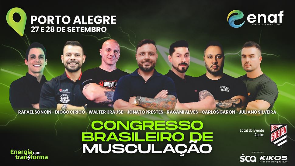 27 a 28 de setembro 2025 - Congresso Brasileiro de Musculação