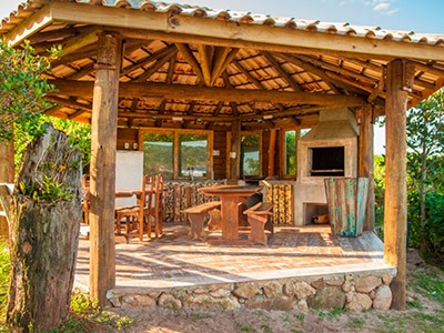 Quiosque com Churrasqueira